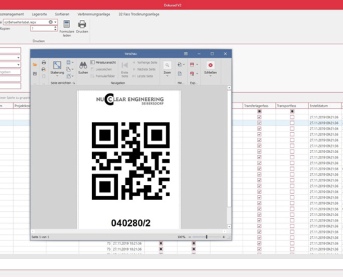 Projekt NES - Desktop Applikation QR-Code